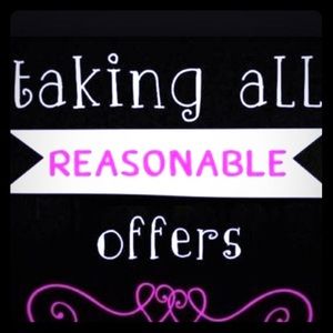 Reasonable offers always welcome